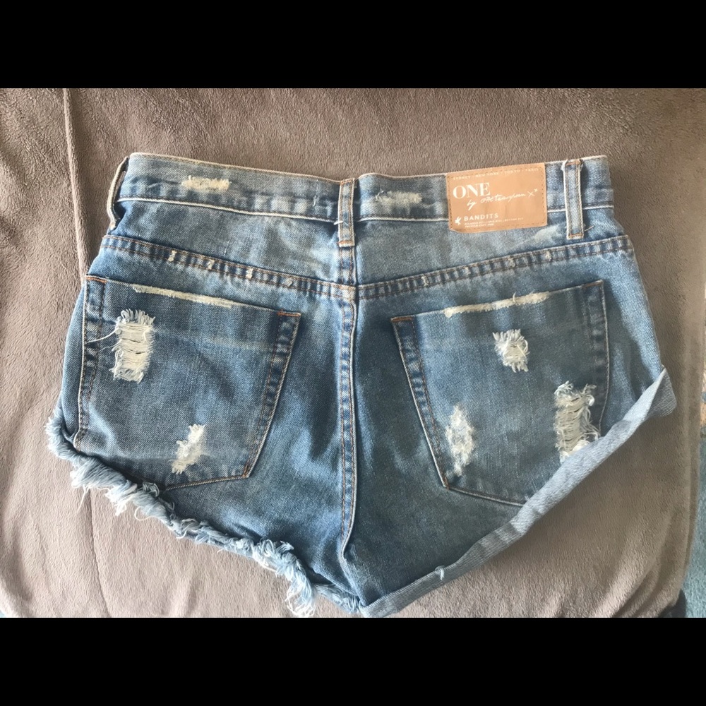 One by One Teaspoon Bandit Shorts